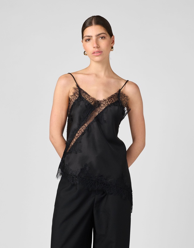MVN - Asymmetrical Lace Top