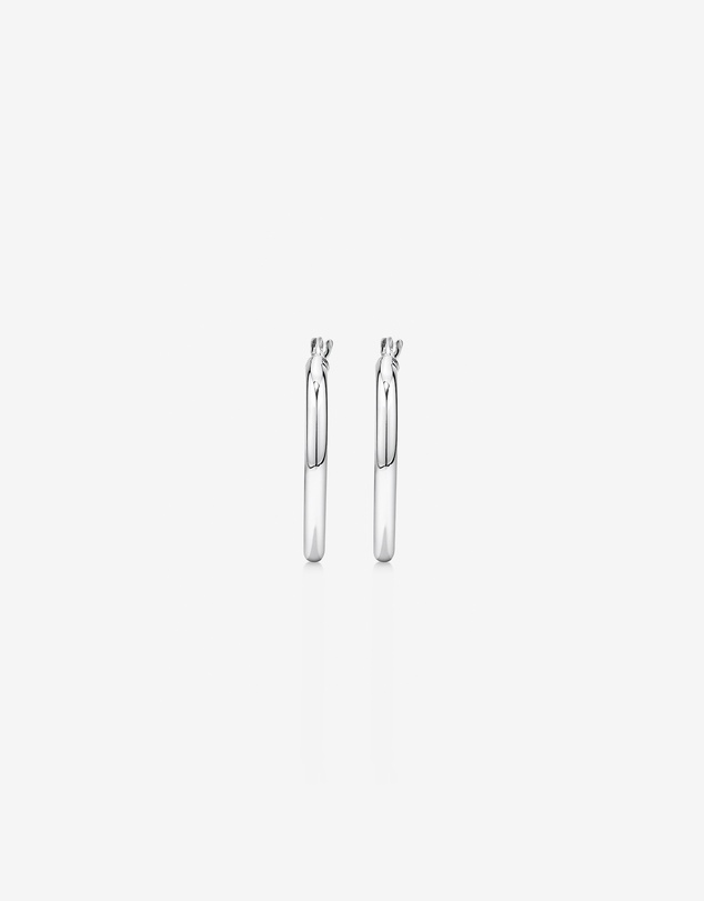 Michael Hill - 20mm Round Hoop Earrings in Sterling Silver