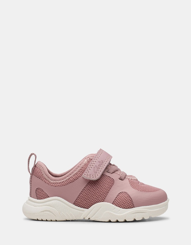 Clarks - Feather Ath (T) Dusty Pink