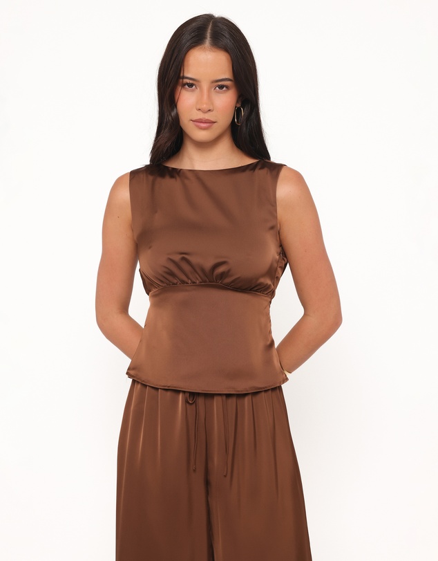 Petal & Pup - Wynn Top - Chocolate