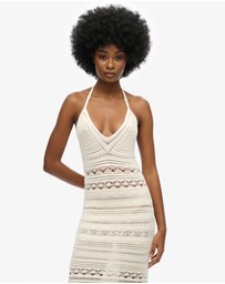 Superdry - Crochet Tassel Midi Dress