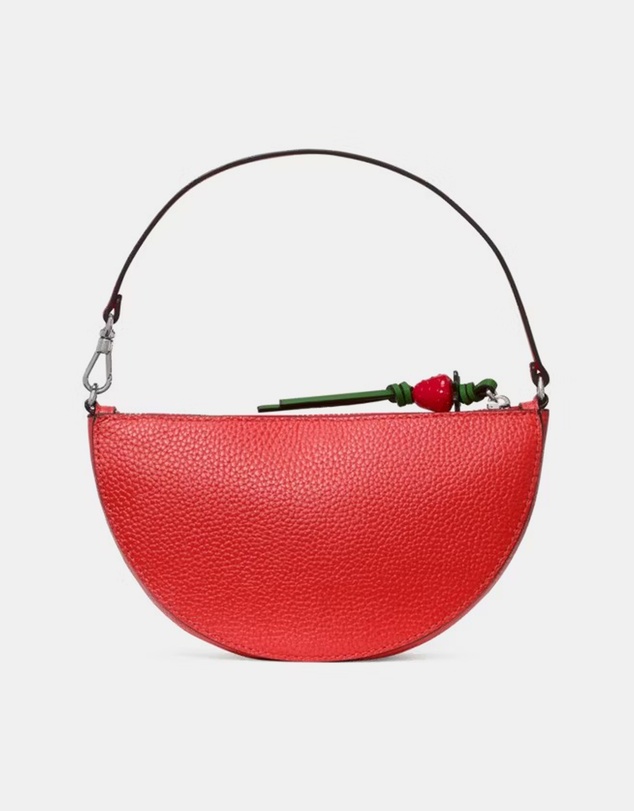 Kate Spade - Wink Pebbled Leather Strawberry Wristlet