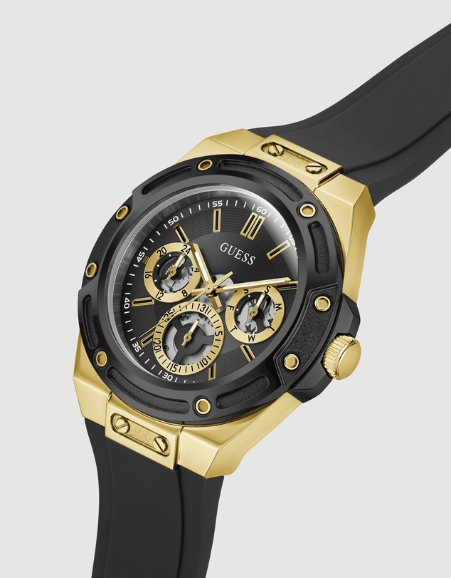 GUESS - GUESS Mens Black Multifunction Watch
