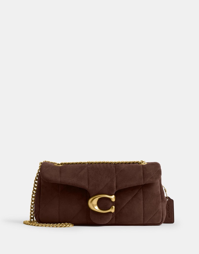 Coach - Soft Quilted Suede Tabby Shoul