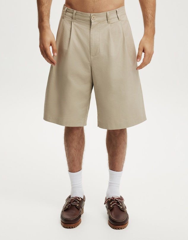 Cotton On - Super Baggy Pleated Short
