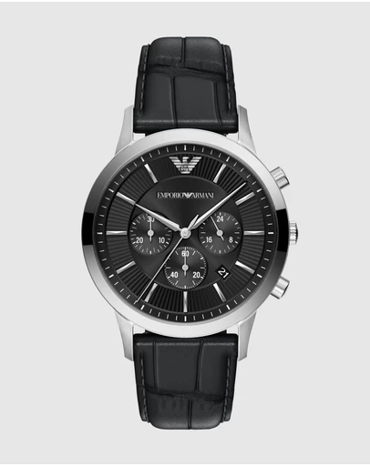 Emporio Armani - Black Chronograph Watch
