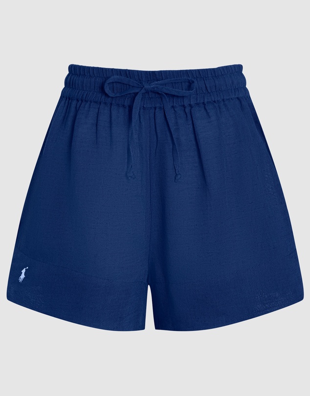 Polo Ralph Lauren - Organic Cotton & Linen High Waist Beach Short
