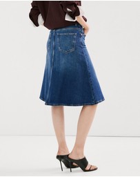 M.N.G - Midi Denim Skirt