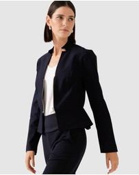 SACHA DRAKE - Front Zip Peplum Jacket
