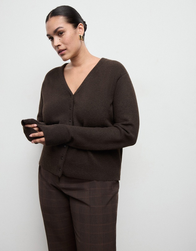 M.N.G - V-Neck Knitted Cardigan