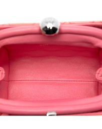 Pre-Loved by Azura Reborn - Pre-Loved CC Quilted Patent Frame Clutch with Chain