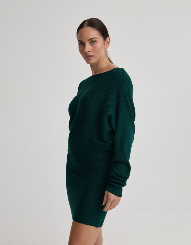 Oxford - Juliette Knitted Rib Dress