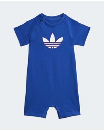adidas Originals - Trefoil Jumpsuit and Beanie Gift Set - Babies