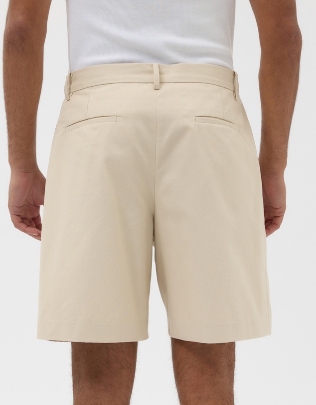 AERE - Pleated Cotton Tailored Shorts