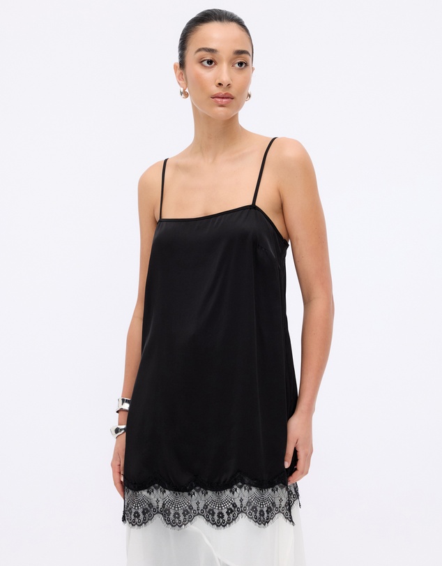 Minima Esenciales - Maely Cami With Lace Trim