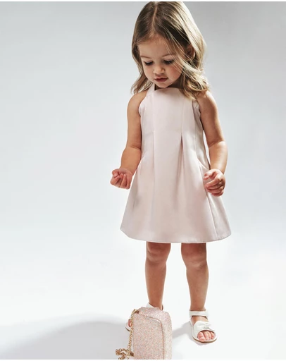 Bardot Junior - Amina Satin Halter Dress - Babies