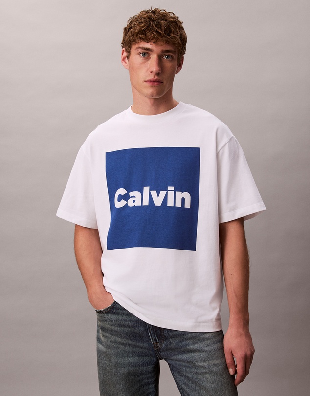 Calvin Klein Jeans - Logo Box Graphic Relaxed T-Shirt 