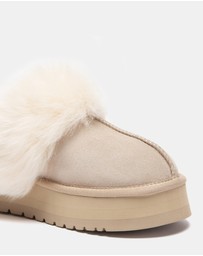 EVERAU - Australian Shepherd Ugg Nordell Cow Suede Upper House Shoes