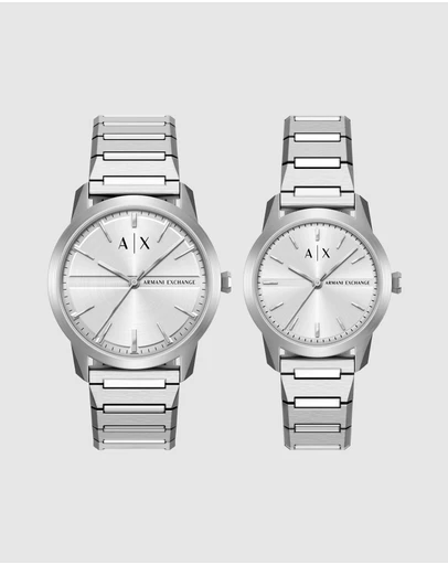 Armani Exchange - Silver Tone Analogue Watch