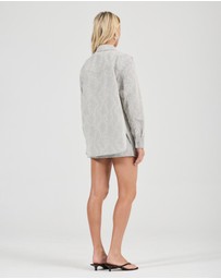 Rolla's - Drift Oversized Denim Shirt Python