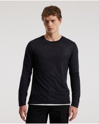 Calibre - Long Sleeve Double Layer T-shirt Ink