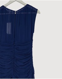 Revibe - Repaired Shona Joy Romy High Neck Maxi Dress - AU 8
