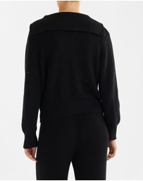 Amelius - Eline Knit Quarter Zip Polo