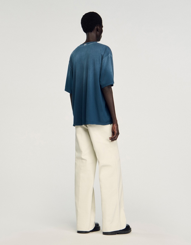 Sandro - Washed Blue Tee Shirt