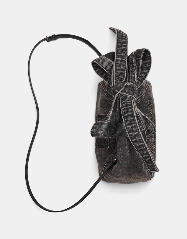 Marc Jacobs - The Bow Denim Mini Sack Bag