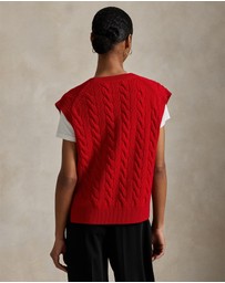 Polo Ralph Lauren - Cable-Knit Wool-Cashmere Sweater Vest