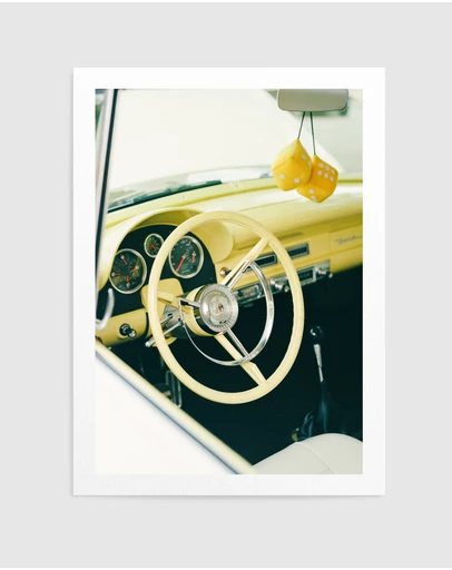 Olive et Oriel - Classic Car VI by Bethany Young Art Print