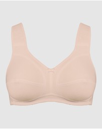 Naturana - Cotton Blend Full Coverage Wide Strap Bra