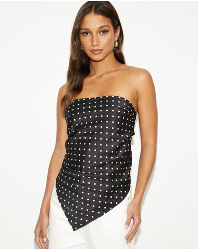 Black Polka Dot
