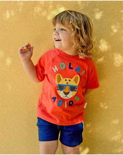 Purebaby - Adios Relaxed Tee -Kids-Babies
