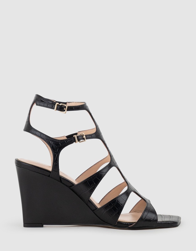 Edward Meller - SHERA90 Gladiator Sandal on Wedge