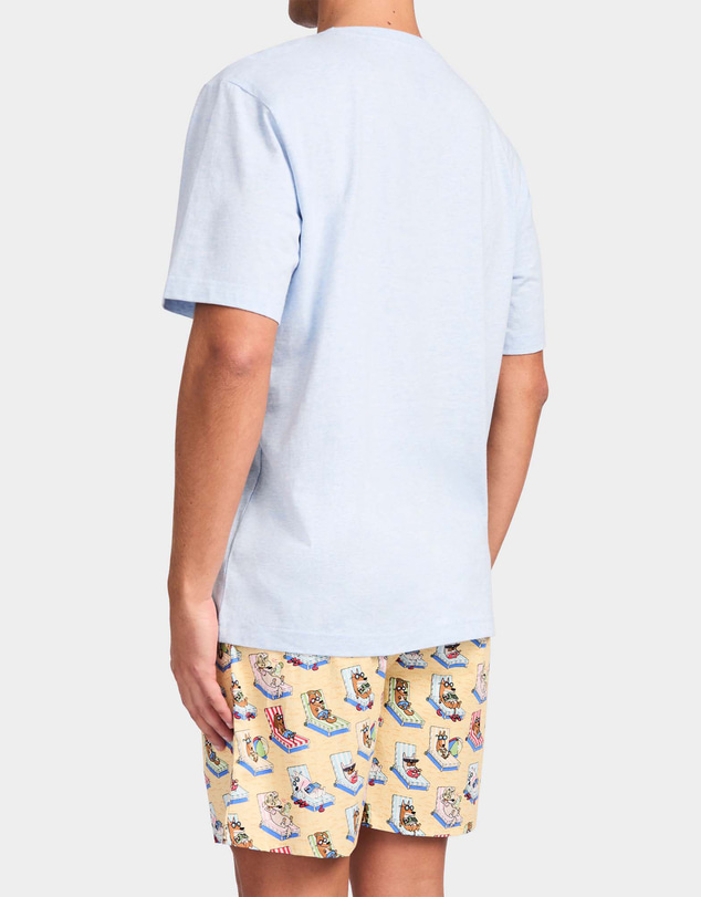 Mitch Dowd - Mitchdowd Doggy Loungin Short Sleeve Cotton Pyjama Set