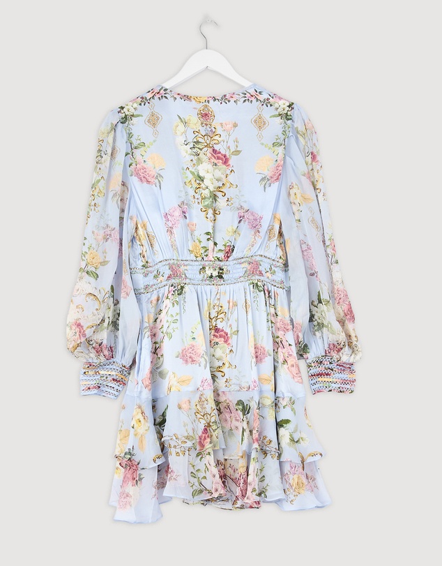 Revibe - Repaired Camilla Button Front Frill Dress - AU XL