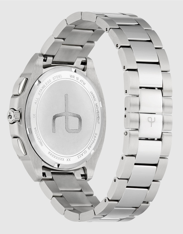rag & bone - Rag & Bone Bleeker Silver-Tone Chronograph Watch