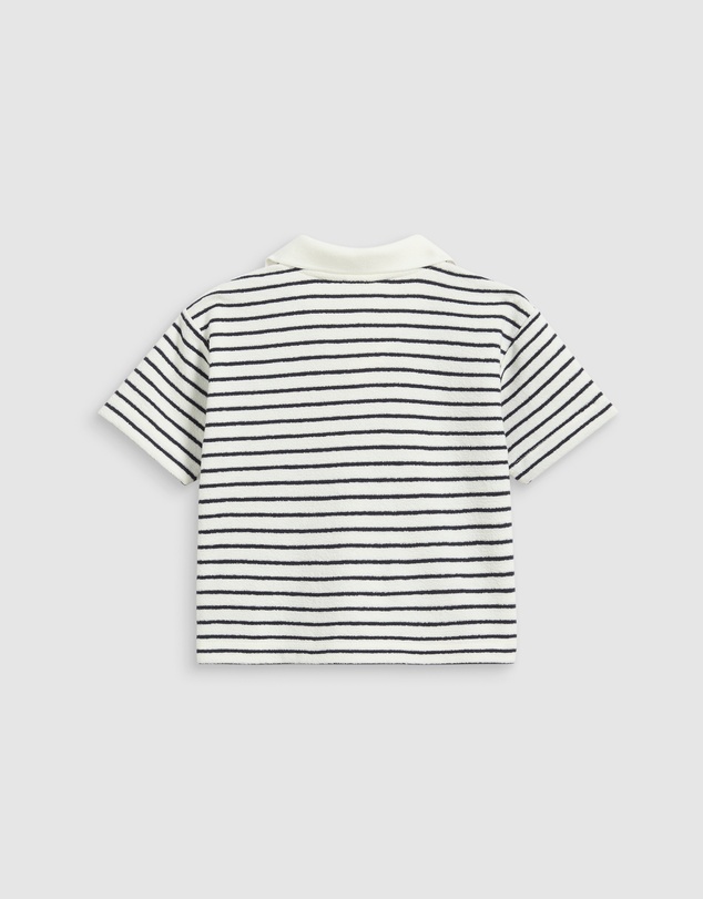 Seed Heritage - Core Stripe Texture Polo