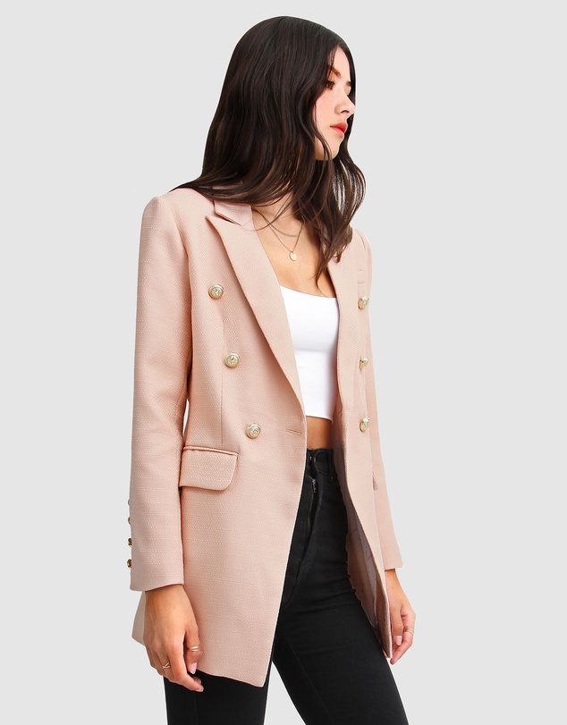 Belle & Bloom - Princess Polina Textured Weave Blazer