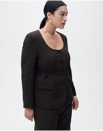 M.N.G - Sake Suit Jacket With Belt
