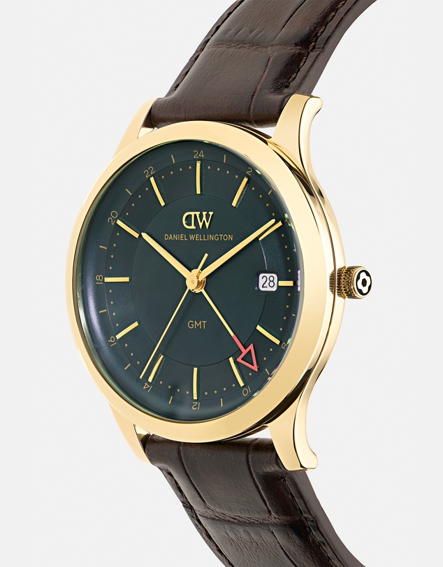 Daniel Wellington - Pathfinder GMT 39mm Brown-Croc
