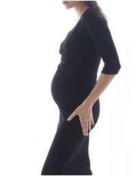 Soon Maternity - Cross Wrap Feeding Dress