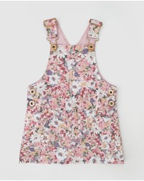 WITH LOVE FOR KIDS - Hazel Denim Pinafore Dress - Babies - Kids
