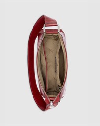 Florence - The Laura Red Leather Shoulder Bag