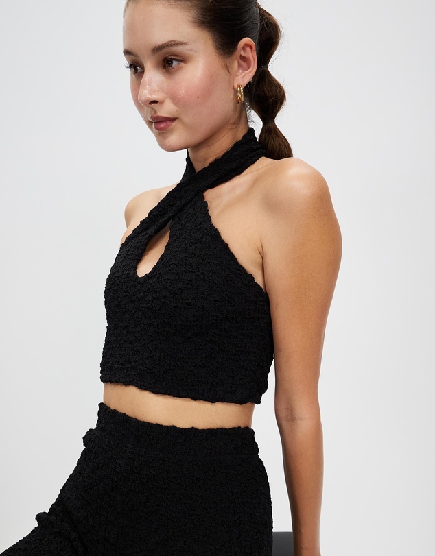 Third Form - Popcorn Halter Top