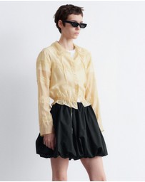 & Other Stories - Long Sleeve Lace Blouse