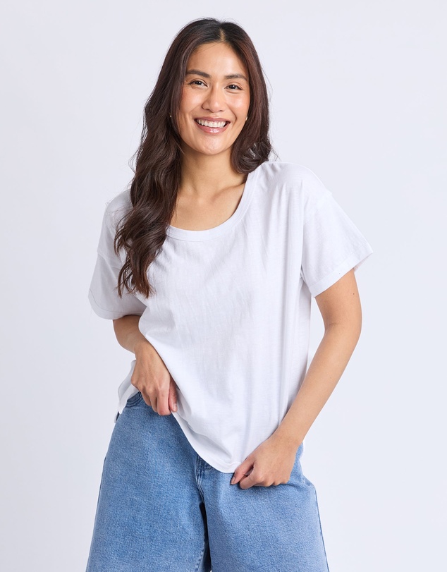 Foxwood - Marley Tee White