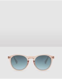 Hawkers Co - HAWKERS - Crystal Champagne Deep Blue BEL AIR Sunglasses for Men and Women UV400
