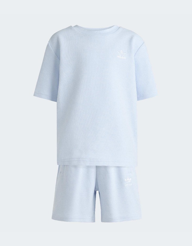 adidas Originals - Loose Waffle Short T-Shirt Set - Kids